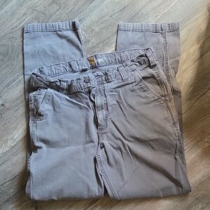 Carhartt Men's Gray Chinos 5 Pocket Pant